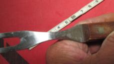 CASE XX USA STAINLESS P239 Carving Fork (thick wood handle)