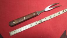 CASE XX USA STAINLESS P239 Carving Fork (thick wood handle)