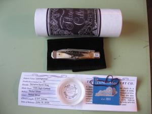 DANIELS FAMILY KNIFE BRANDS-TITUSVILLE CUTLERY-LEXINGTONIAN-BURNT STAG 1