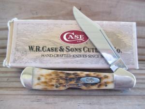 Case XX Amber Bone Mini-Copperlock 
