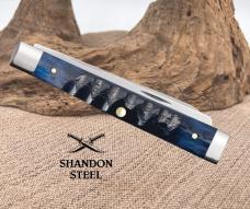 Case XX Knives Baby Doc Limited Edition Gator Ocean Blue Bone 53986 Pocket Knife