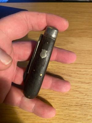 Ulster Knife Co. – 2-Blade Jack Knife – Punch Blade – Wood Handles – 3½” Closed
