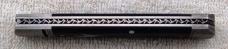 KRoo DragonFly Black Beauty  4.00" Closed with Black Linen Micarta Covers And Sheep Foot Blade (3)