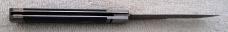 KRoo DragonFly Black Beauty  4.00" Closed with Black Linen Micarta Covers And Sheep Foot Blade (3)