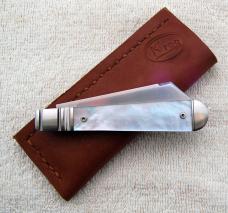 KRoo Fancy Jack  3.75" Closed with Mother of Pearl Covers And Sheep Foot Blade (4)