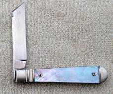 KRoo Fancy Jack  3.75" Closed with Mother of Pearl Covers And Sheep Foot Blade (4)