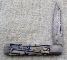 K'Roo DragonFly 4.00" Closed with Mammoth Tusk Ivory Covers And Sheep Foot Blade (5)