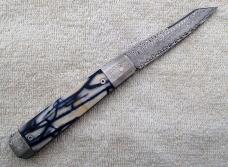 K'Roo DragonFly 4.00" Closed with Mammoth Tusk Ivory Covers And Sheep Foot Blade (5)