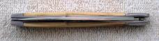 Bobby Toole Gunstock Tail-Lock 3.9375" with Interior Mammoth Ivory Covers And Spearpoint Blade (8)