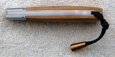 Vincenzo Balistreri Saddlehorn 4.00" Closed with Mammoth Ivory Covers And Clip Blade (9)