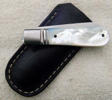 Vincenzo Balistreri Barlow 3.75" Closed with Mother of Pearl Covers And Lambs Foot Blade (11)