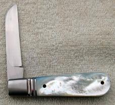 Vincenzo Balistreri Barlow 3.75" Closed with Mother of Pearl Covers And Lambs Foot Blade (11)