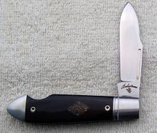 Vincenzo Balistreri Bullet Head Easy Open 3.75" with Buffalo Horn Covers And Spearpoint Blade (13)