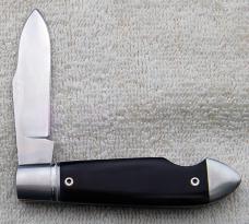 Vincenzo Balistreri Bullet Head Easy Open 3.75" with Buffalo Horn Covers And Spearpoint Blade (13)