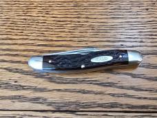 Vintage Case XX USA 64047 P 5 Dots 1975 4 Blade Stockman Knife Deep Cherry Red Bone Handle