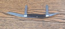 Vintage Case XX USA 64047 P 5 Dots 1975 4 Blade Stockman Knife Deep Cherry Red Bone Handle