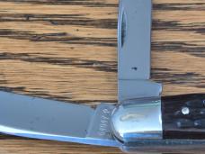 Vintage Case XX USA 64047 P 5 Dots 1975 4 Blade Stockman Knife Deep Cherry Red Bone Handle