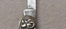 Early Schrade Cut Co Scroll Pattern Double Blade 