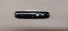 Schrade Cut Co Solid Black Double with Tip Bolsters