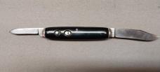 Schrade Cut Co Solid Black Double with Tip Bolsters