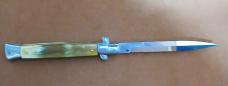 SUPER NICE 4MM 11"HONEY BUFFALO HORN ITALIAN STILETTO MADE BY FRANK BELTRAME IN MANIGO ITALY