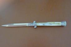 SUPER NICE 4MM 11"HONEY BUFFALO HORN ITALIAN STILETTO MADE BY FRANK BELTRAME IN MANIGO ITALY