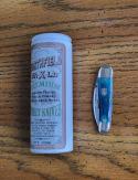 190120 GEC Blue Teal Natural Bone Knife , Northfield UN-X-LD