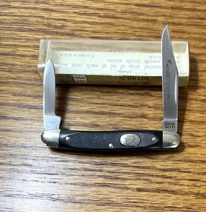 VINTAGE '74-'88 SCHRADE USA 708 "CADILLAC" POCKET KNIFE & VIEW TUBE BOX-MAKE OFFER