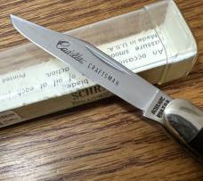 VINTAGE '74-'88 SCHRADE USA 708 "CADILLAC" POCKET KNIFE & VIEW TUBE BOX-MAKE OFFER