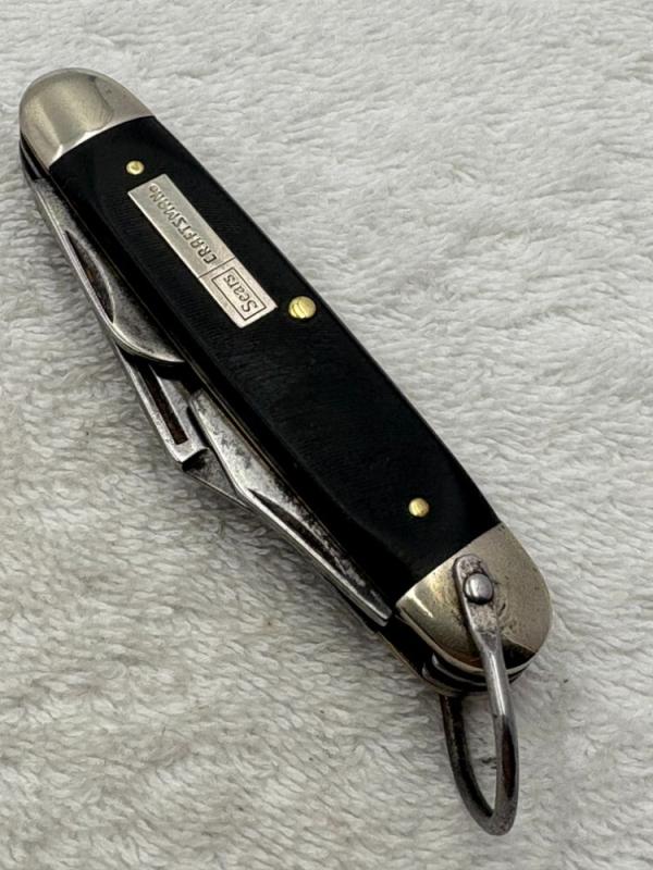 Sears Craftsman 4 Blade Camp Knife Model 95043 Made In USA (#88) 