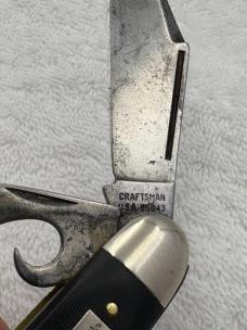 Sears Craftsman 4 Blade Camp Knife Model 95043 Made In USA (#88) 