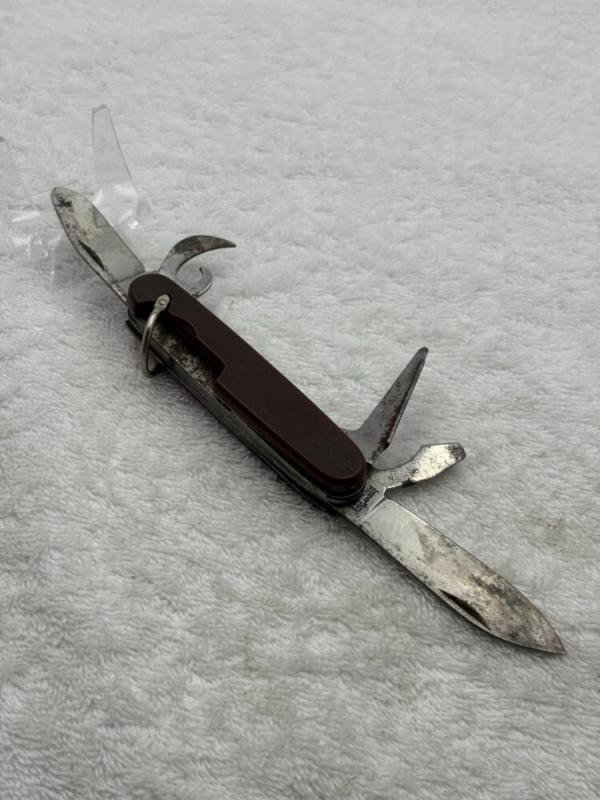 Imperial Vintage 5 Blade Camp / Scout Knife Made In Prov RI USA (#101)