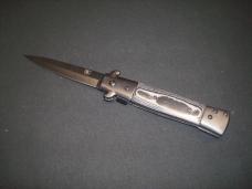 Black Micarta Stiletto Assisted Open Knife new in box
