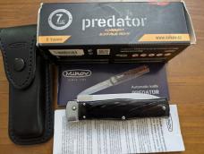 Mikov 241 Predator Leverlock Dagger Blade Buffalo Horn Automatic Knives 3.75" Polished