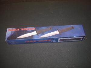 Twin Blade Double Throwing Knives new in Box