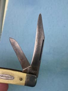 Vintage Ranger Stockman Pocket Knife – 3 Blade – 4” Closed – Made in Providence, USA