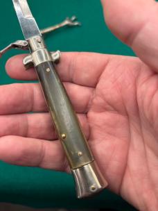 8” M. Italy Fulcrum Release Stiletto