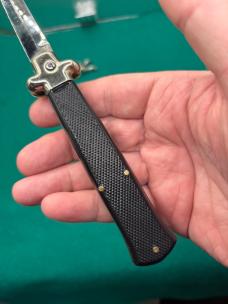 French Swivel Safety Stiletto