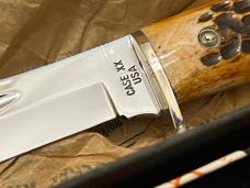 Rare CASE XX/USA Transition 2nd Cut Stag Thick Matched Handles 9” Overall Extremely Rare in Box,MINT