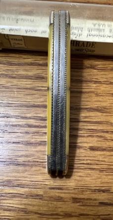 VINTAGE '57-'73 SCHRADE WALDEN NY USA 808Y POCKET KNIFE & VIEW TUBE BOX