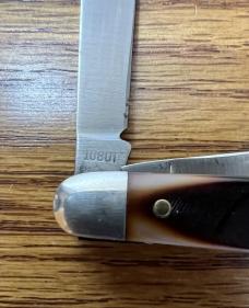 VINTAGE 63-73 SCHRADE WALDEN NY USA 108OT OLD TIMER POCKET KNIFE & VIEW TUBE BOX