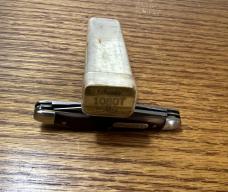 VINTAGE 63-73 SCHRADE WALDEN NY USA 108OT OLD TIMER POCKET KNIFE & VIEW TUBE BOX