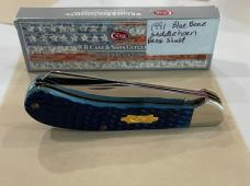 Case XX 1991 Large Blue BN Saddlehorn with brass shield