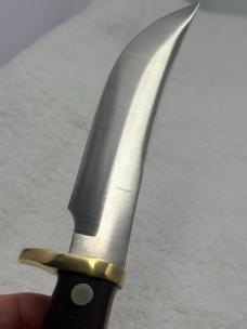 Schrade Old Timer 165 Woodsman Fixed Blade Sheath Knife Made In USA (#16)