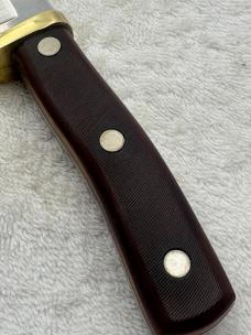 Schrade Old Timer 165 Woodsman Fixed Blade Sheath Knife Made In USA (#16)