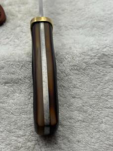 Schrade Old Timer 165 Woodsman Fixed Blade Sheath Knife Made In USA (#16)