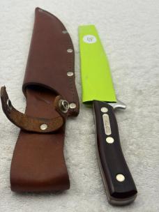 Schrade Old Timer 15OT Deer Slayer Fixed Blade Sheath Knife Made In USA (#15)