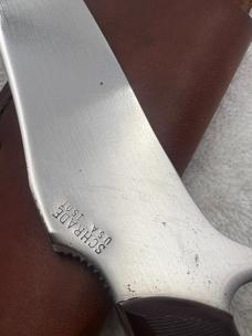 Schrade Old Timer 15OT Deer Slayer Fixed Blade Sheath Knife Made In USA (#15)