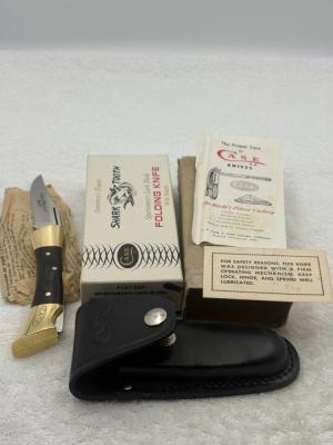 Case XX 1977 Shark Tooth P197-SSP Sportsmens Lock Back Folding Knife NIB Made In USA