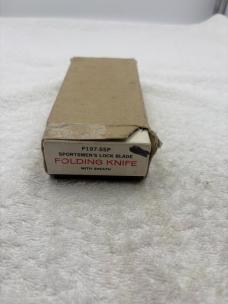 Case XX 1977 Shark Tooth P197-SSP Sportsmen's Lock Back Folding Knife NIB Made In USA